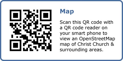 QR code for OpenStreetMap map.