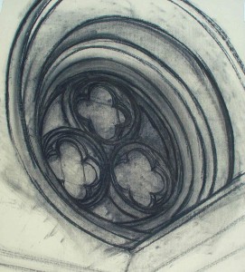 Sketch detail of Christ Church by Laurie Plant